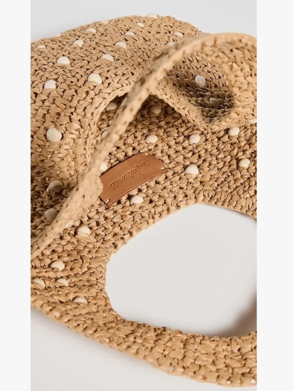 Madewell Women's Micro Straw Beaded Bag NWT